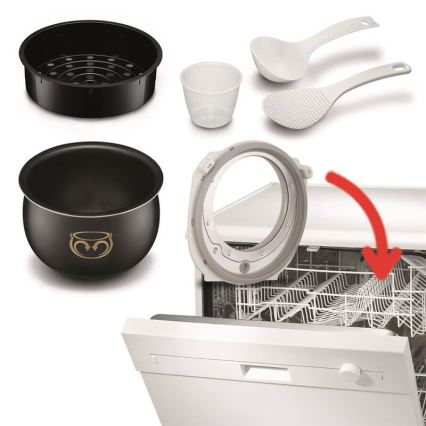 Tefal - multifunktionell elektrisk gryta FUZZY 750W/230V