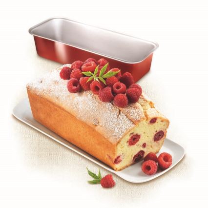 Tefal - Oval kakform DELIBAKE 30 cm röd