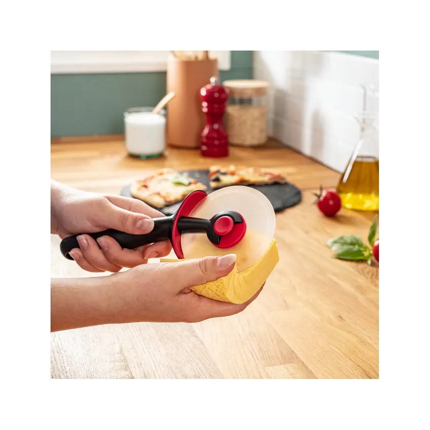 Tefal - Pizzaskärare INGENIO rostfri/svart