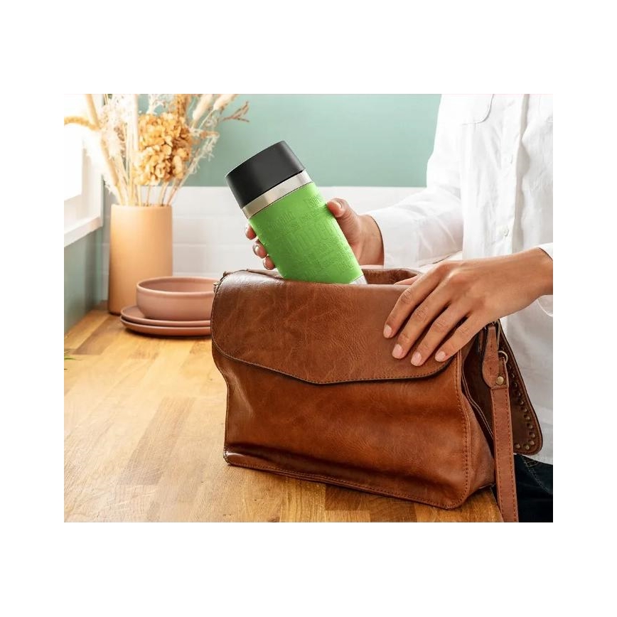 Tefal - Resemugg 360 ml TRAVEL MUG rostfri/grön