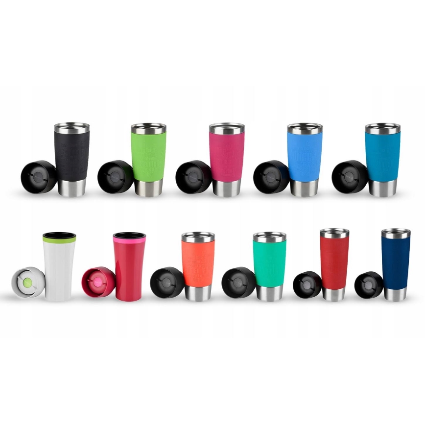Tefal - Resemugg 360 ml TRAVEL MUG rostfri/grön