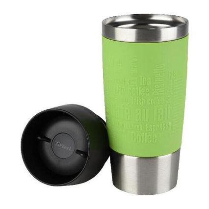Tefal - Resemugg 360 ml TRAVEL MUG rostfri/grön