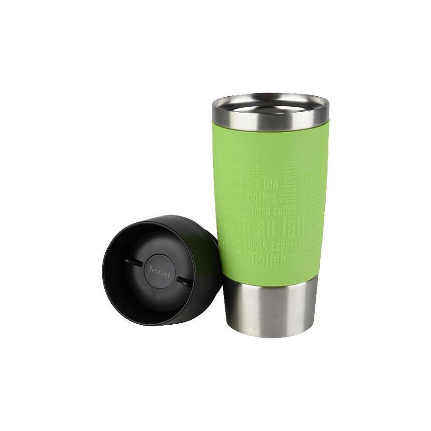 Tefal - Resemugg 360 ml TRAVEL MUG rostfri/grön
