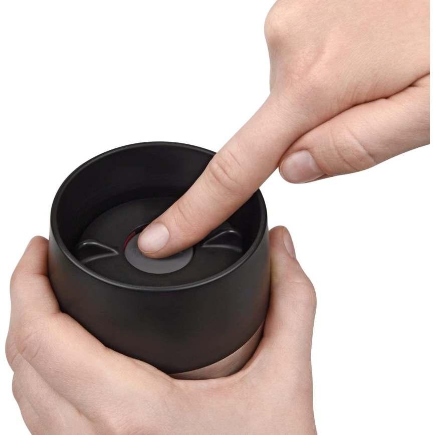Tefal - Resemugg 360 ml TRAVEL MUG rostfri/grön