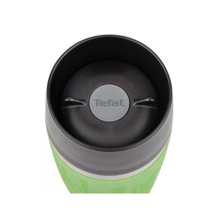Tefal - Resemugg 360 ml TRAVEL MUG rostfri/grön