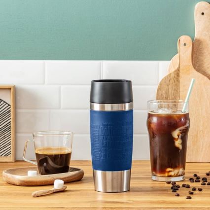 Tefal - Resemugg 360 ml TRAVEL MUG rostfri/mörkblå