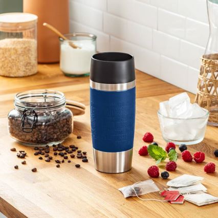 Tefal - Resemugg 360 ml TRAVEL MUG rostfri/mörkblå