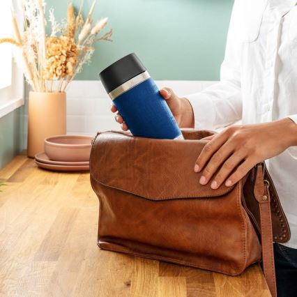 Tefal - Resemugg 360 ml TRAVEL MUG rostfri/mörkblå