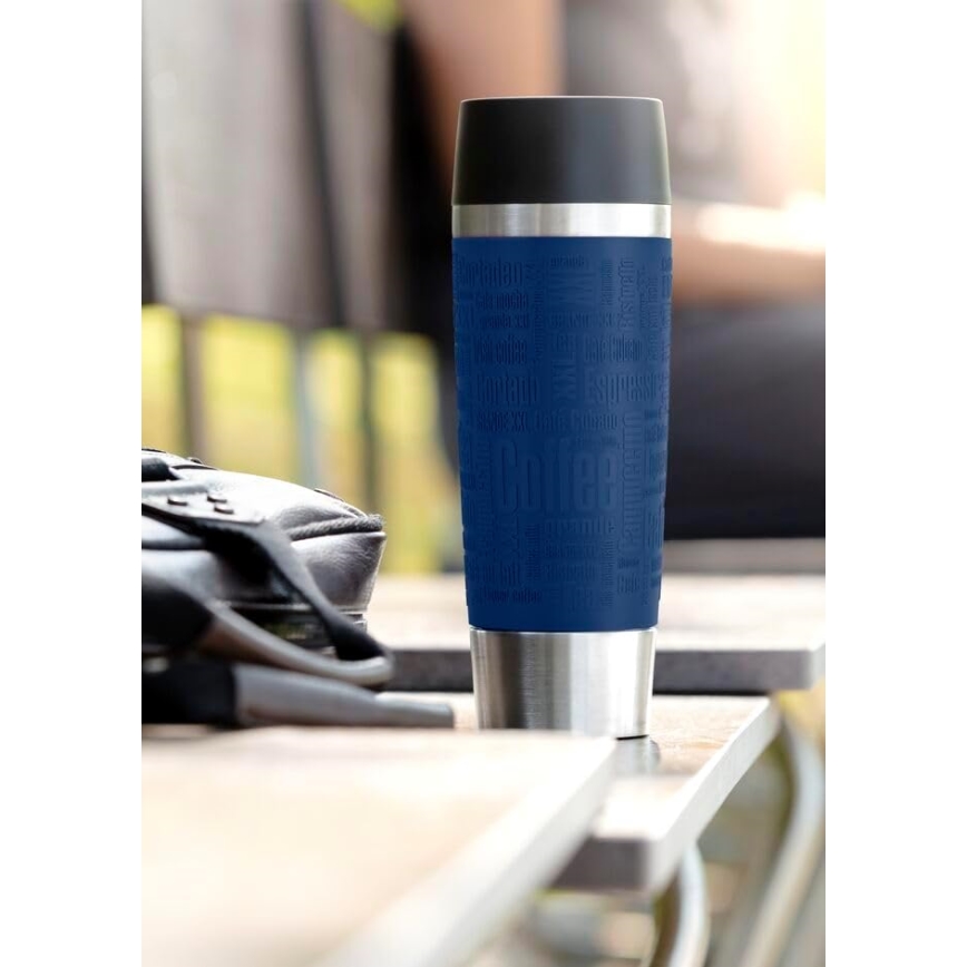 Tefal - Resemugg 360 ml TRAVEL MUG rostfri/mörkblå