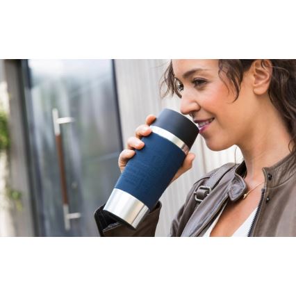 Tefal - Resemugg 360 ml TRAVEL MUG rostfri/mörkblå
