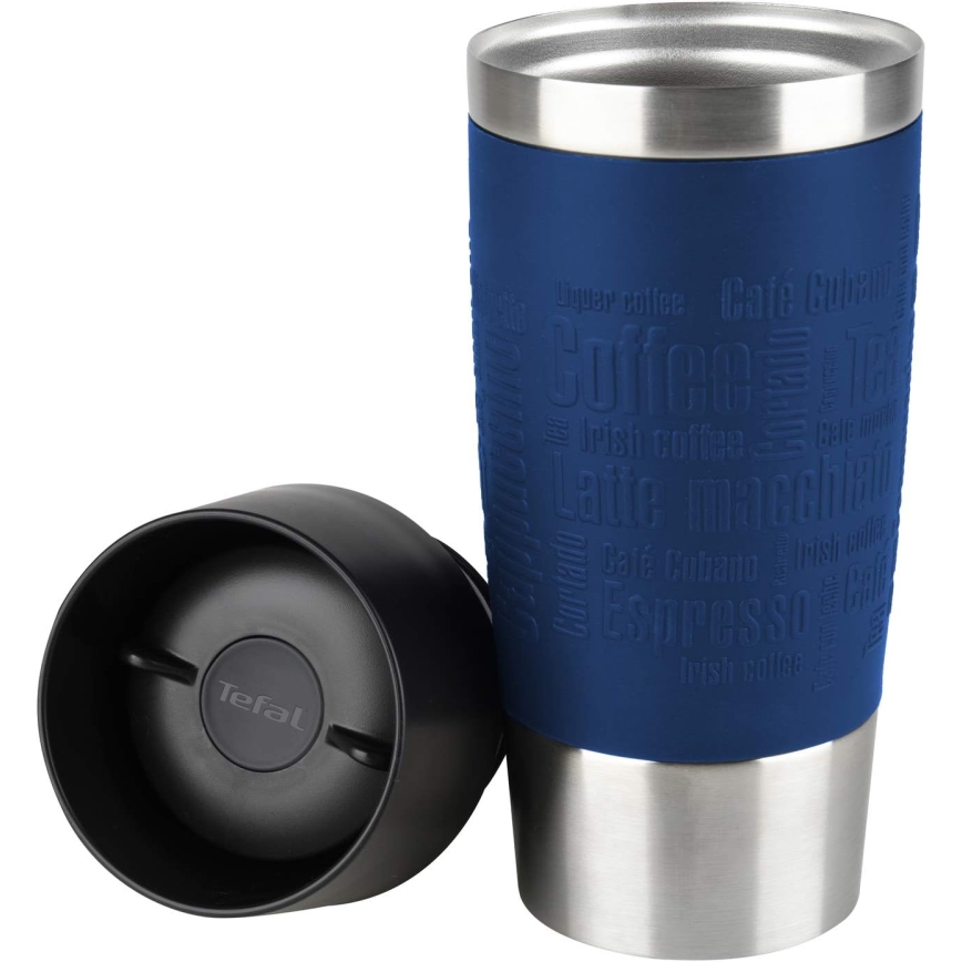 Tefal - Resemugg 360 ml TRAVEL MUG rostfri/mörkblå