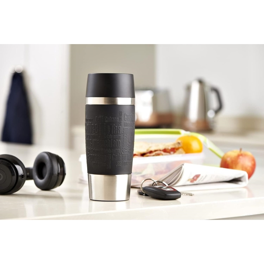 Tefal - Resemugg 360 ml TRAVEL MUG rostfri/svart