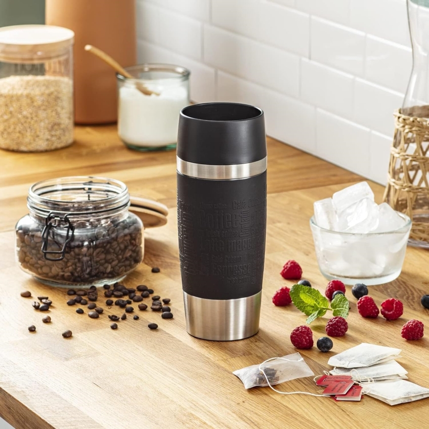 Tefal - Resemugg 360 ml TRAVEL MUG rostfri/svart