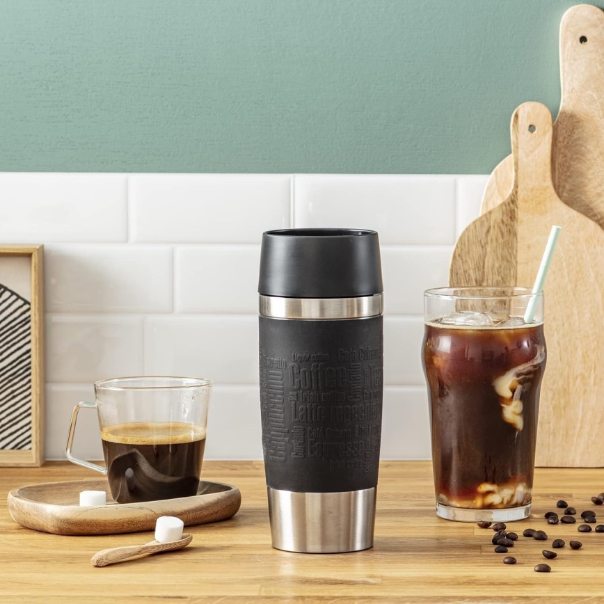 Tefal - Resemugg 360 ml TRAVEL MUG rostfri/svart