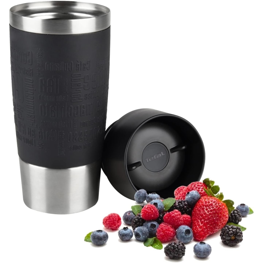 Tefal - Resemugg 360 ml TRAVEL MUG rostfri/svart