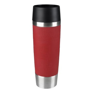 Tefal - Resemugg 500 ml TRAVEL MUG rostfri/röd