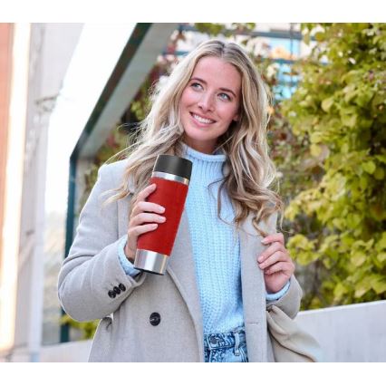 Tefal - Resemugg 500 ml TRAVEL MUG rostfri/röd