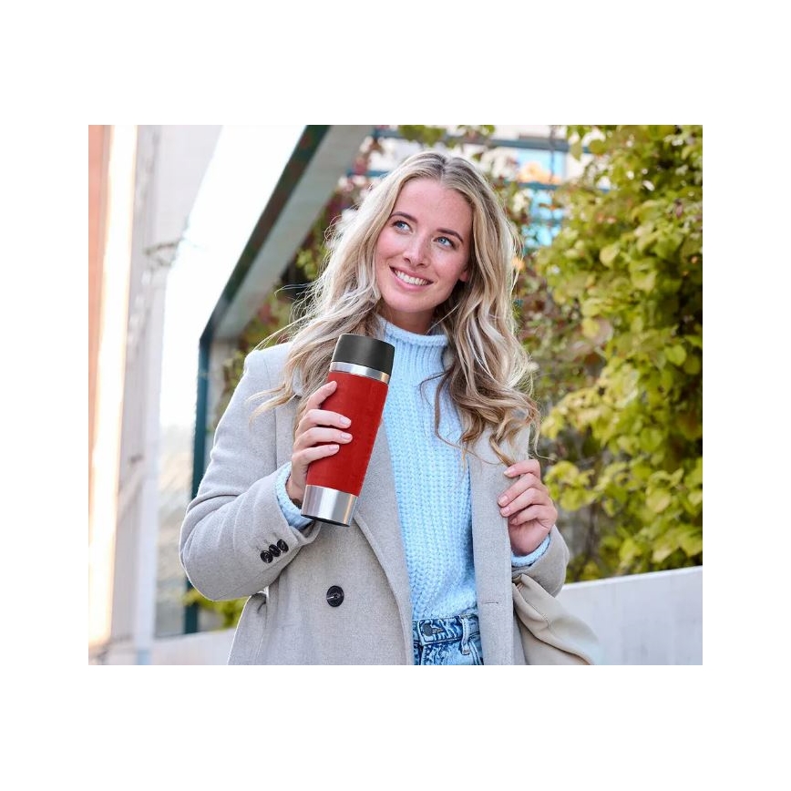 Tefal - Resemugg 500 ml TRAVEL MUG rostfri/röd