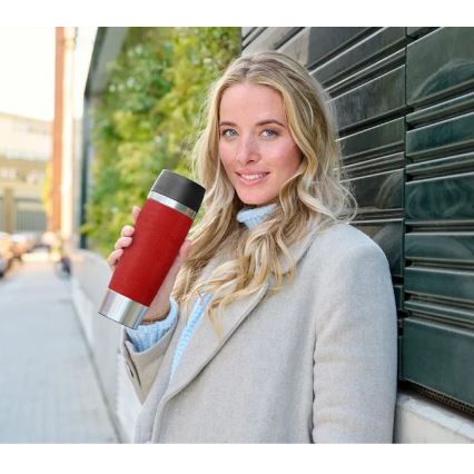 Tefal - Resemugg 500 ml TRAVEL MUG rostfri/röd