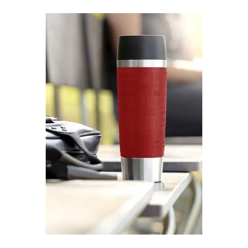 Tefal - Resemugg 500 ml TRAVEL MUG rostfri/röd