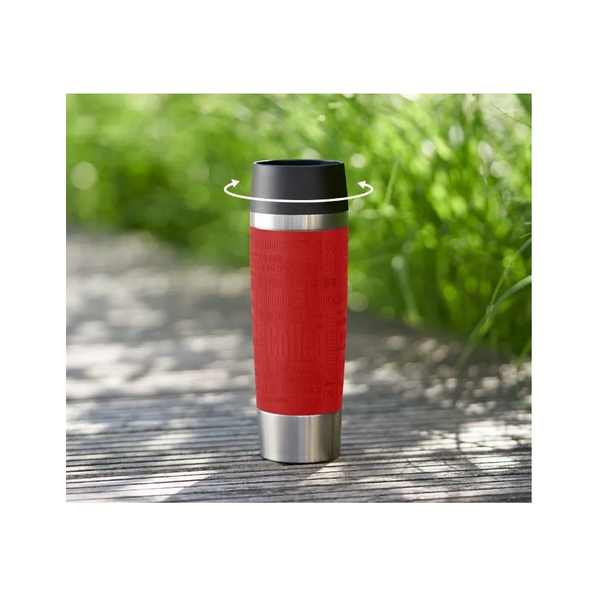 Tefal - Resemugg 500 ml TRAVEL MUG rostfri/röd