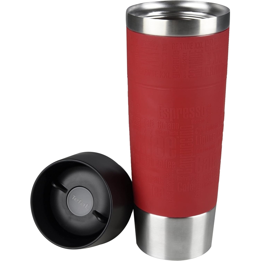 Tefal - Resemugg 500 ml TRAVEL MUG rostfri/röd