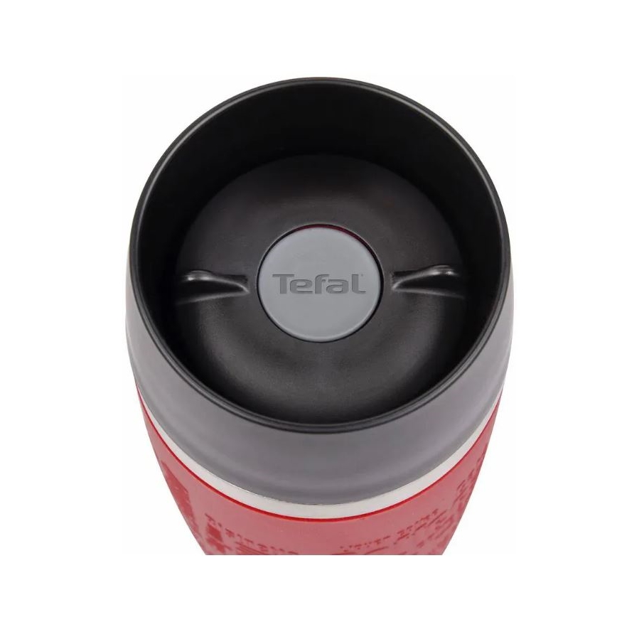 Tefal - Resemugg 500 ml TRAVEL MUG rostfri/röd