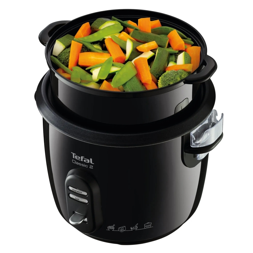 Tefal - Riskokare CLASSIC 600W/230V 5 l svart