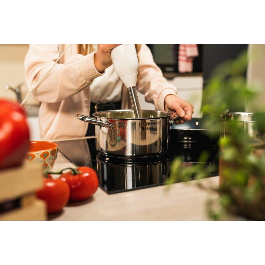 Tefal - Sätt med matlagningsutrustning 10 delar COOK EAT rostfri