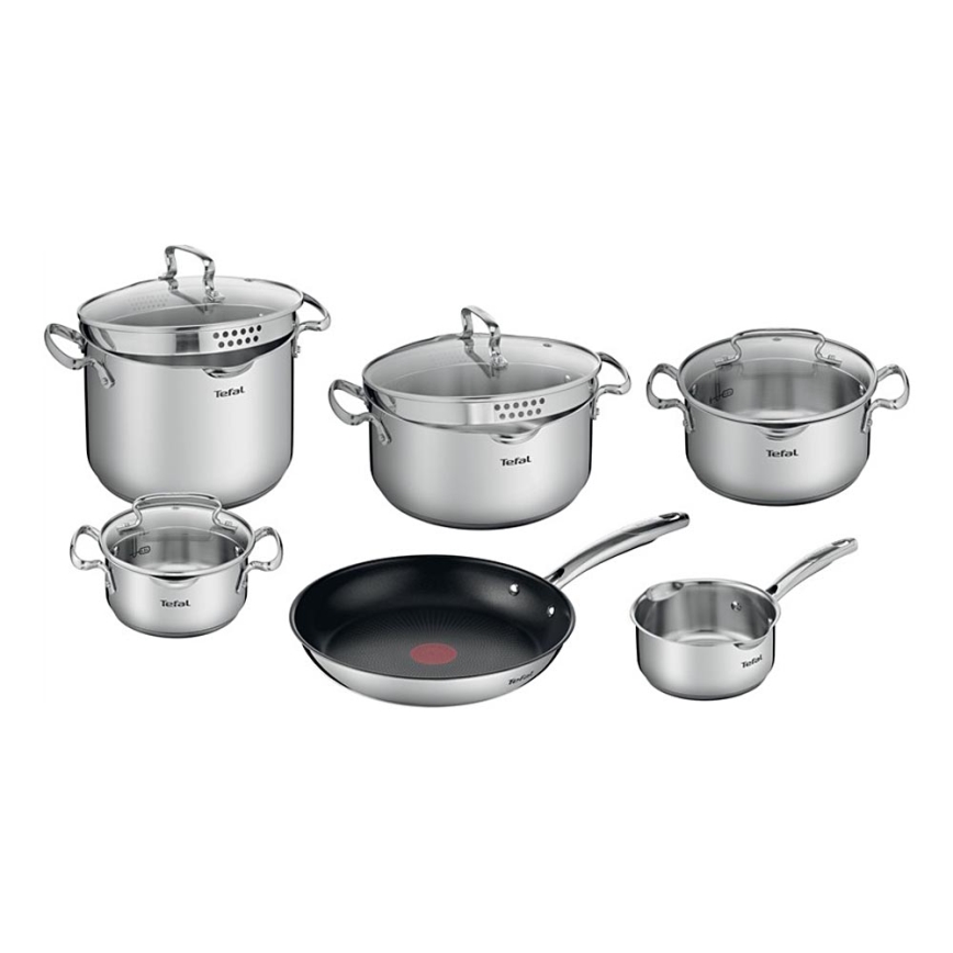 Tefal - Sätt med matlagningsutrustning 10 delar DUETTO