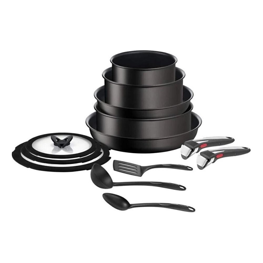 Tefal - Sätt med matlagningsutrustning 13 delar INGENIO Unlimited ON