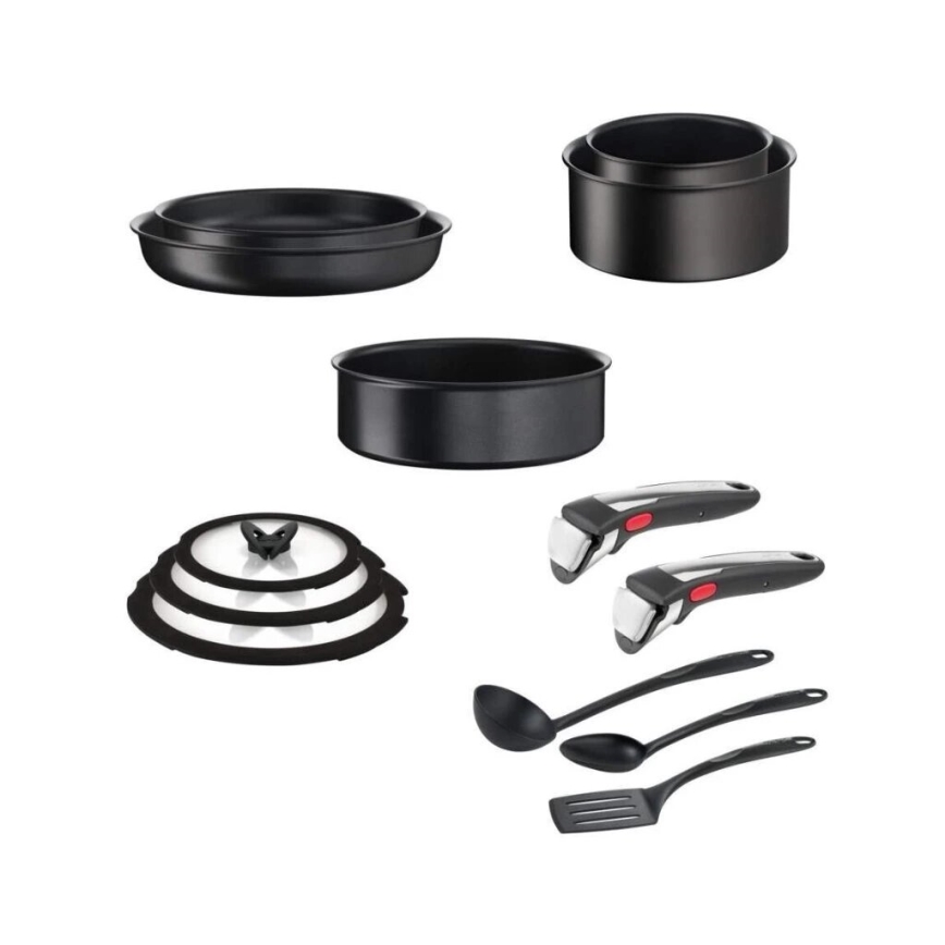 Tefal - Sätt med matlagningsutrustning 13 delar INGENIO Unlimited ON