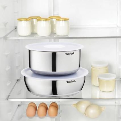 Tefal - Sätt med matlagningsutrustning 4 delar INGENIO EMOTION rostfri