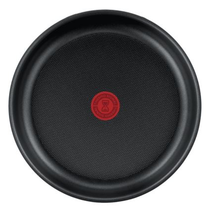 Tefal - Sätt med matlagningsutrustning 5 delar INGENIO EASY COOK & CLEAN BLACK