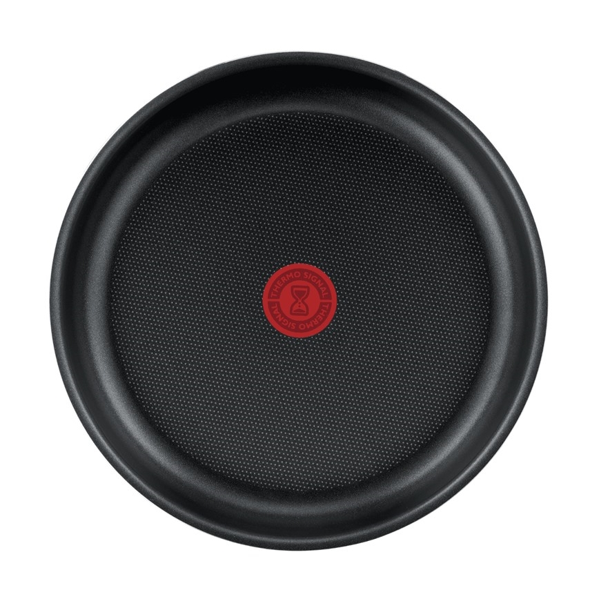 Tefal - Sätt med matlagningsutrustning 5 delar INGENIO EASY COOK & CLEAN BLACK