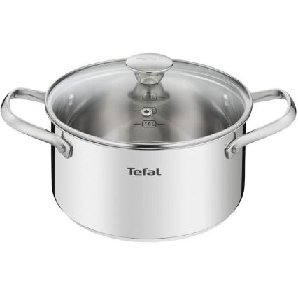 Tefal - Sätt med matlagningsutrustning 9 delar COOK EAT rostfri