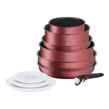 Tefal - Set med 10 delar INGENIO DAILY CHEF kopparfärgad