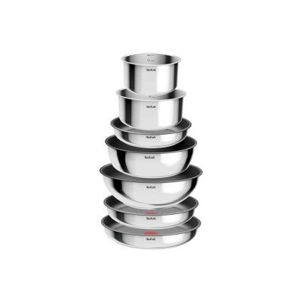 Tefal - Set med 15 delar INGENIO COOK i rostfritt stål
