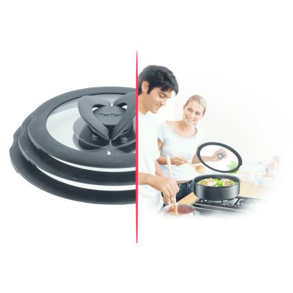 Tefal - Set med 3 glaslock INGENIO