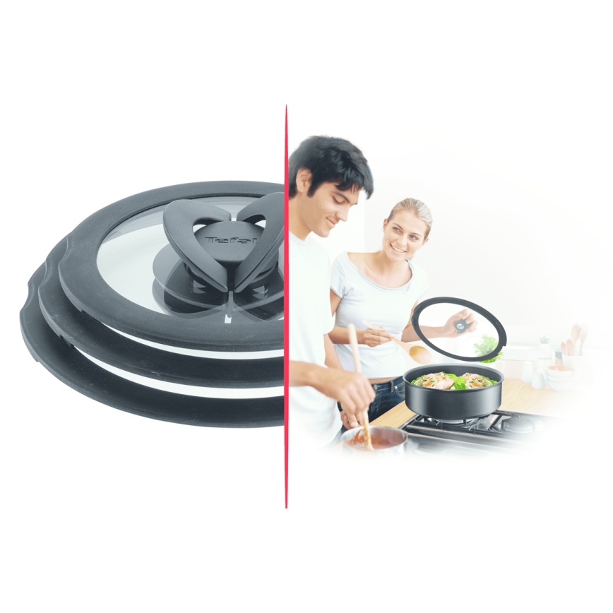 Tefal - Set med 3 glaslock INGENIO