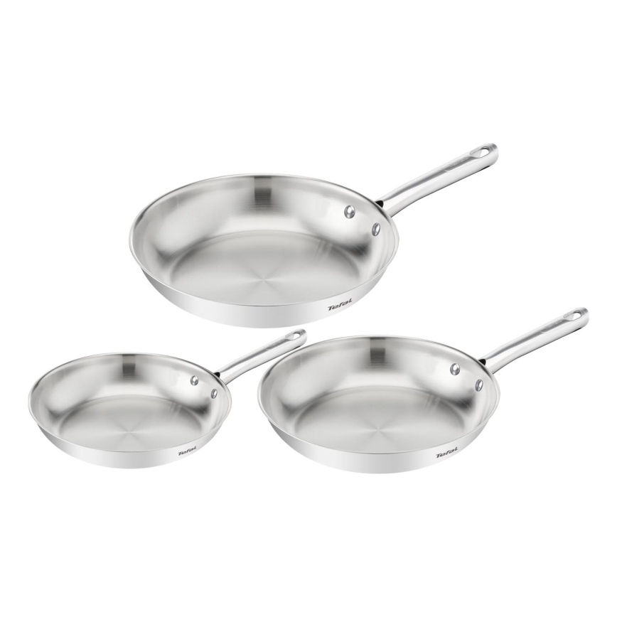 Tefal - Set med 3 stekpannor DUETTO ON