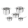Tefal - Set med grytor 10 delar COOK EAT rostfri