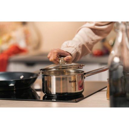 Tefal - Set med grytor 10 delar COOK EAT rostfri