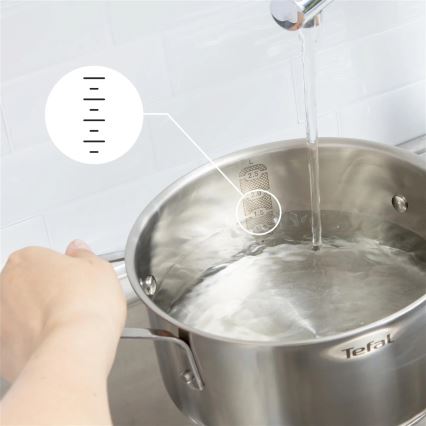 Tefal - Set med grytor 6 delar DELICIOUS rostfri