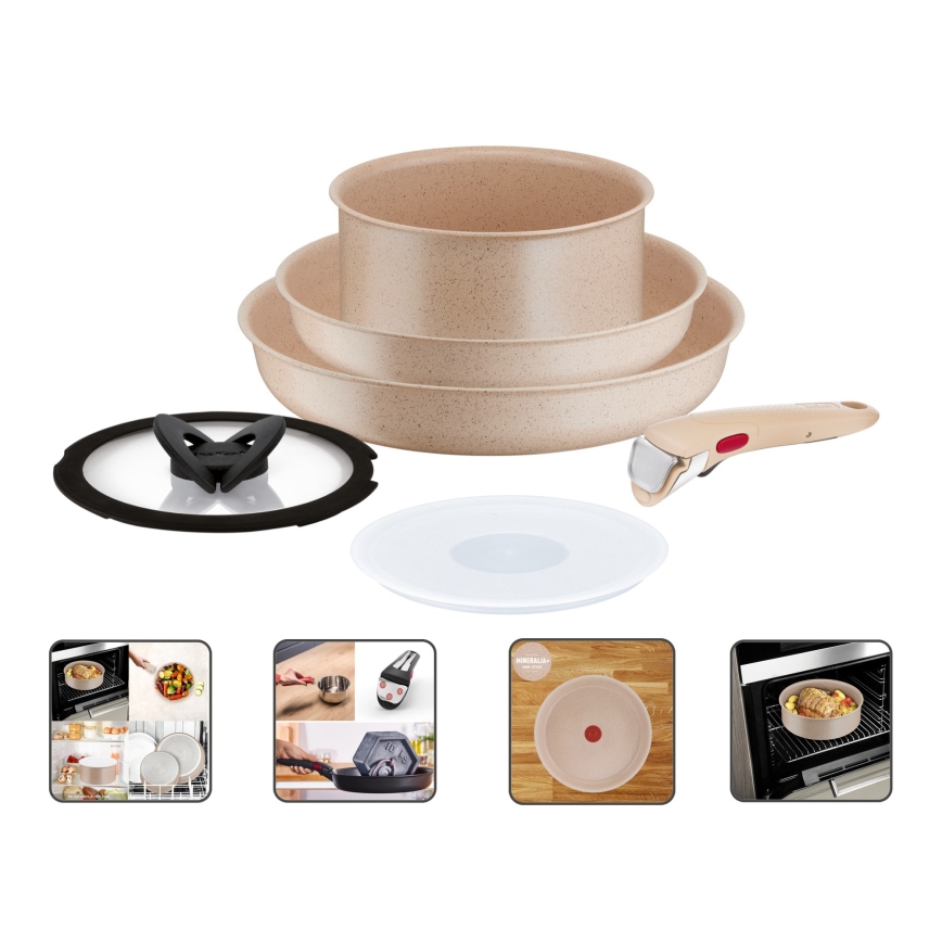 Tefal - Set med kökskärl, 6 delar INGENIO DELIGHT