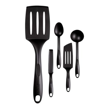 Tefal - Set med köksredskap 5 delar BIENVENUE svart