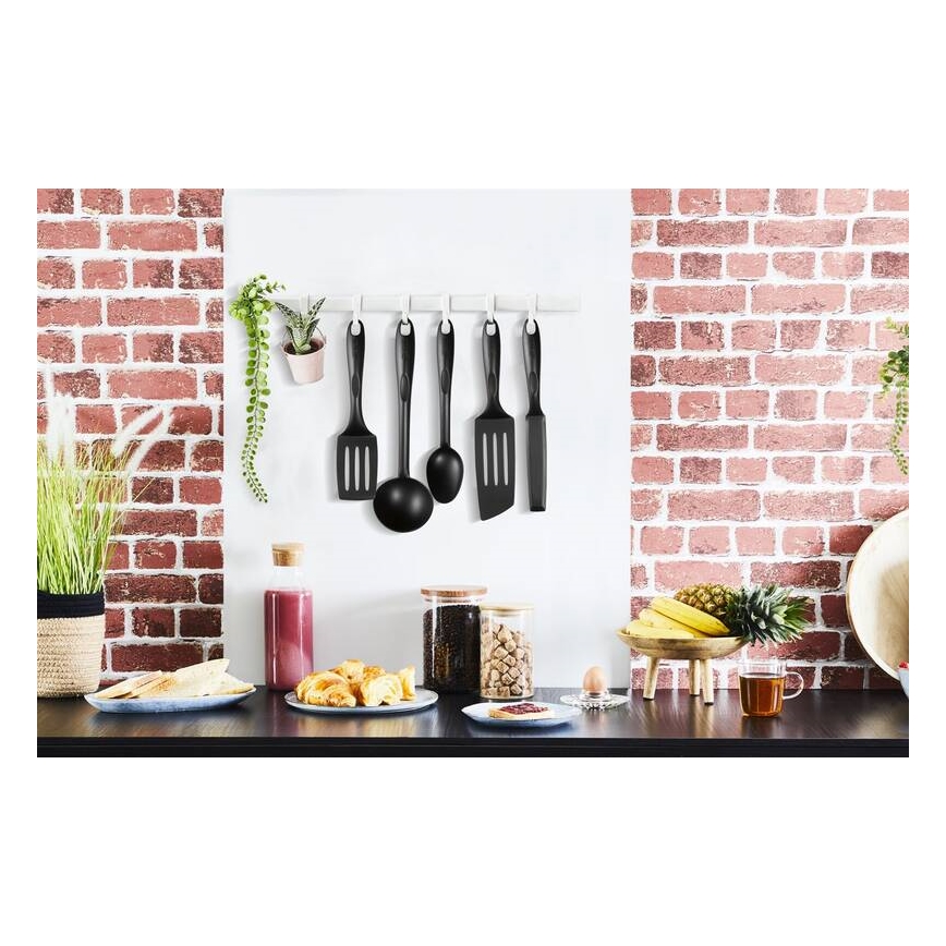 Tefal - Set med köksredskap 9 delar BIENVENUE svart