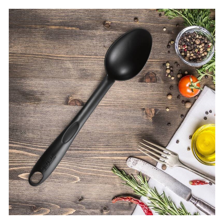 Tefal - Set med köksredskap 9 delar BIENVENUE svart