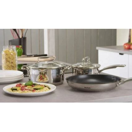 Tefal - Set med pannor 3 delar DUETTO