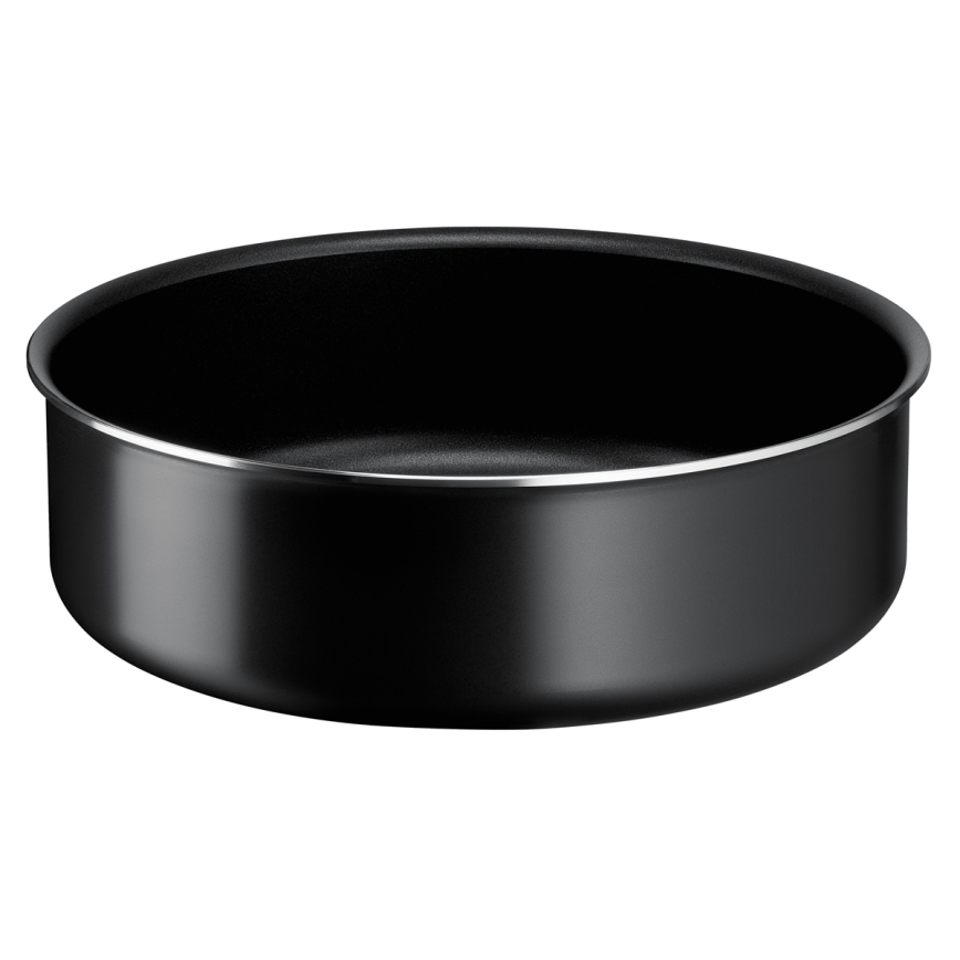 Tefal - Set med pannor 3 delar INGENIO EASY COOK & CLEAN BLACK